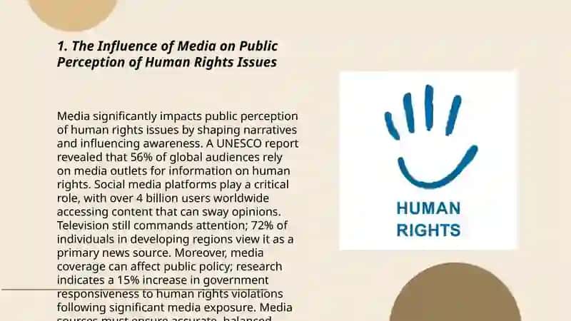 The role of media in human Rights 3