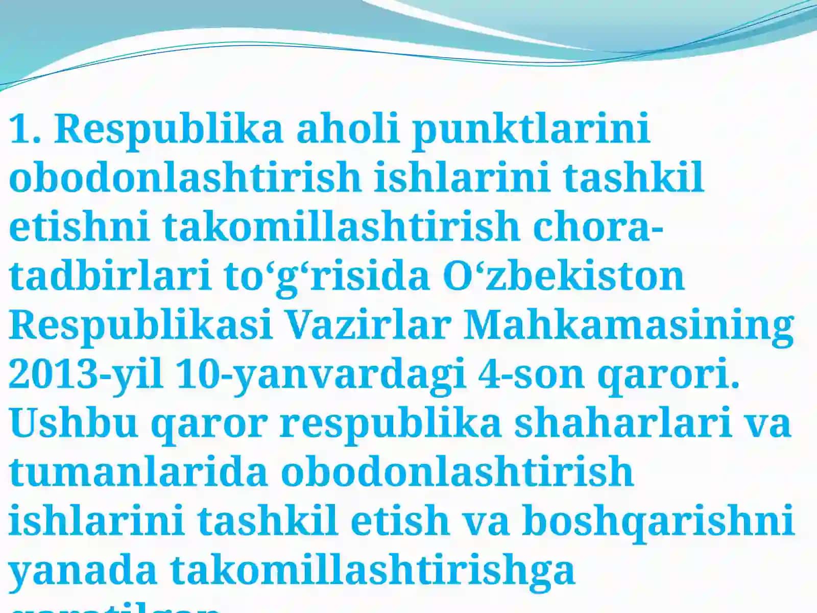 Qirg‘oq bo‘yi mintaqalarini obodonlashtirish va ko‘kalamzorlashtirish 3