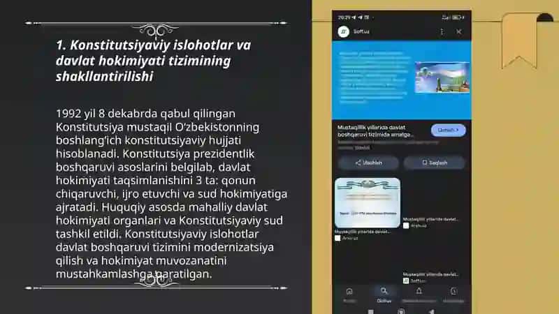 Mustaqillik yillarida davlat boshqaruvi tizimida amalga oshirilayotgan islohotlar 3