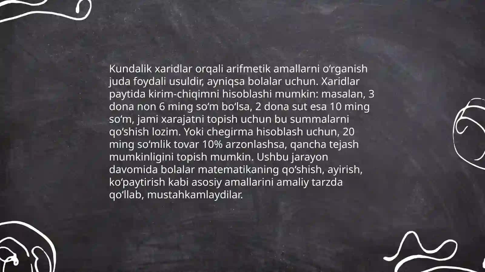 Maktabga tayyorlov guruh matematika mashgʻulotlarini kundalik turmush bilan bogʻlash orqali amalga oshirish yoʻllari 3