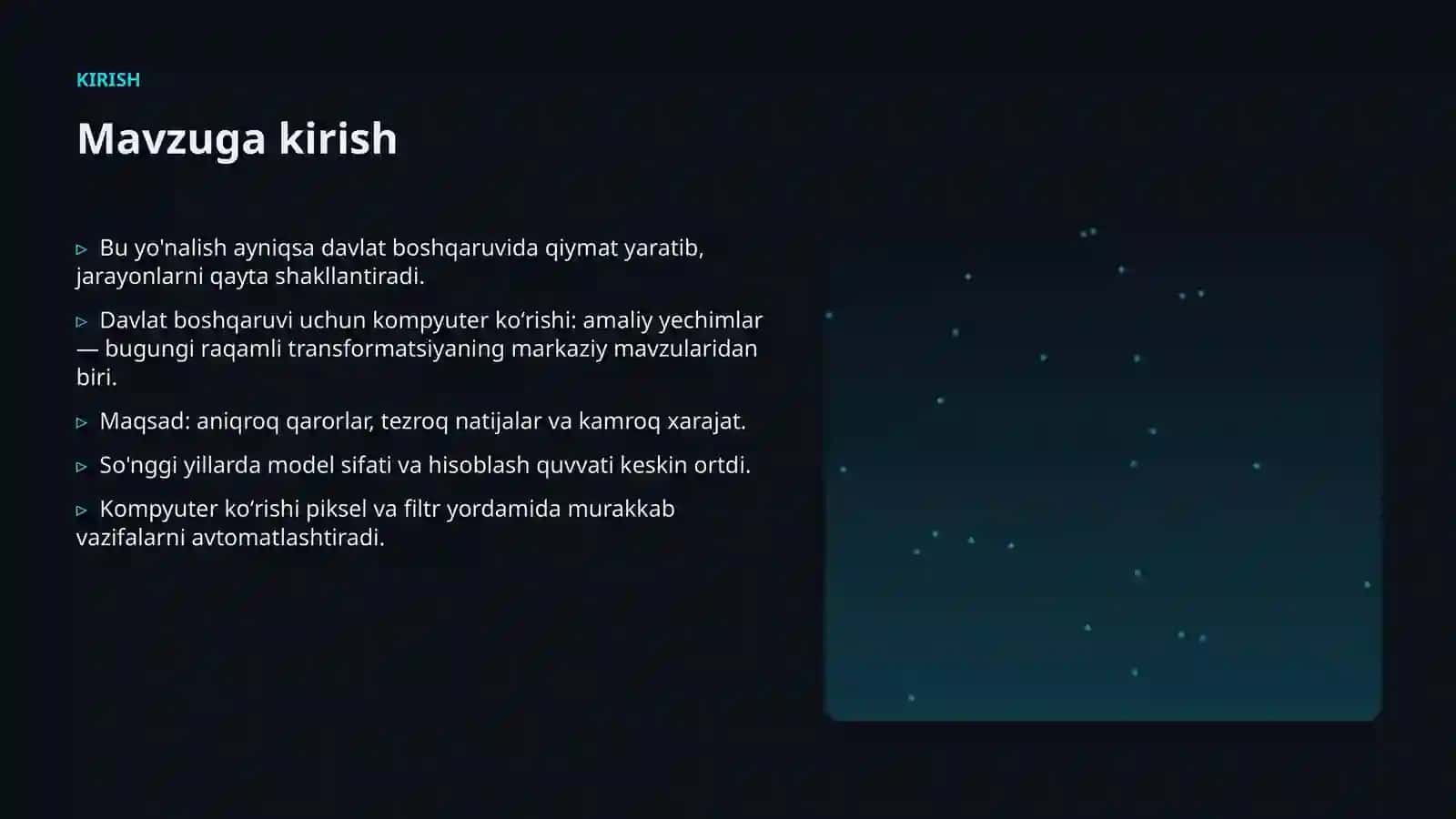 Davlat boshqaruvi uchun kompyuter koʻrishi: amaliy yechimlar 3