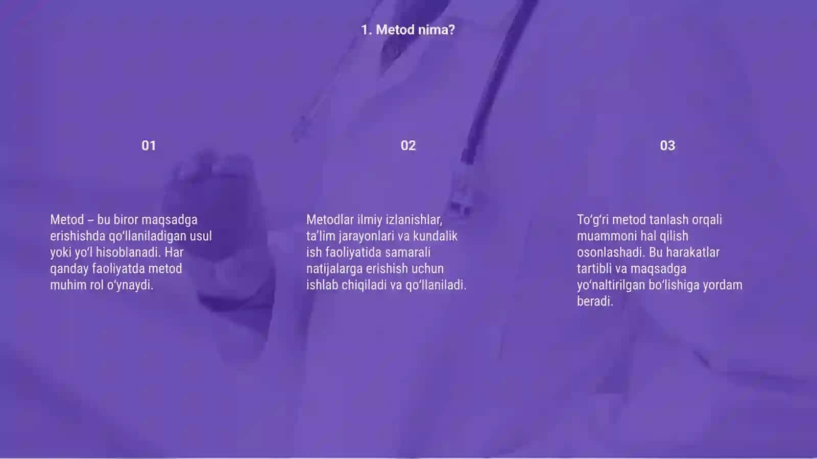 Metod va oqimlar 3
