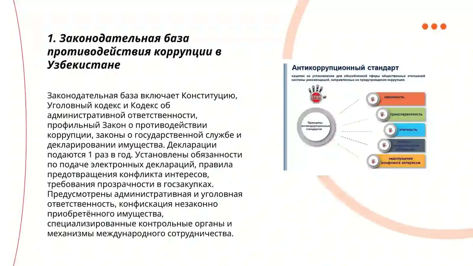 Механизмы борьбы с коррупцией в Узбекистане 3