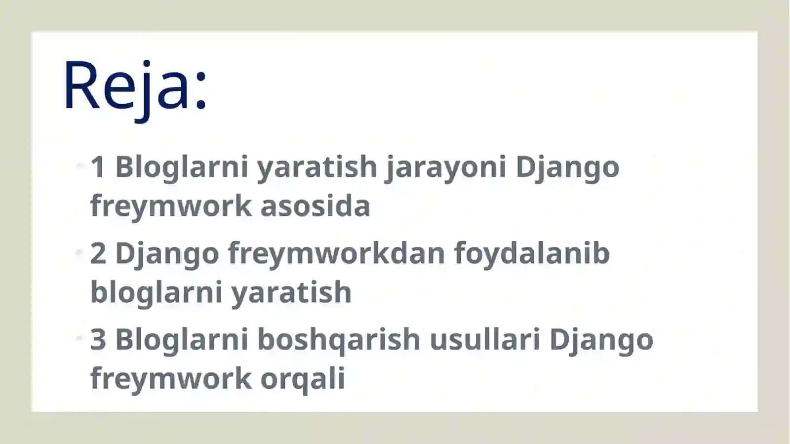 Zamonaviy dasturlash tillaridan tayyorlagan taqdimoti 3
