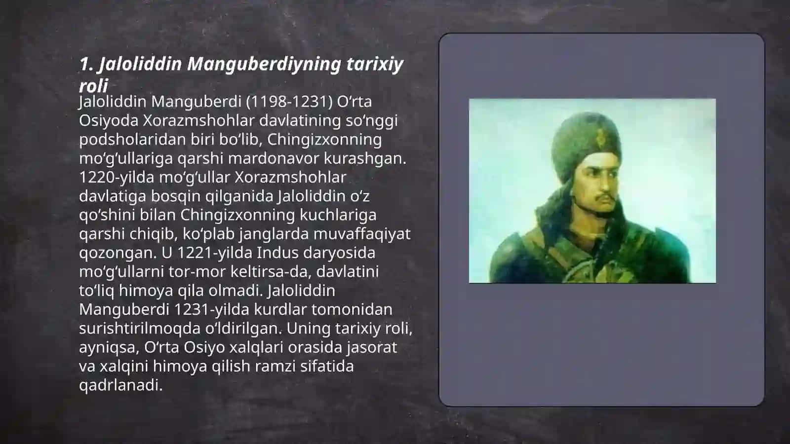 Jaloliddin Manguberdi-Vatan himoyachisi 3