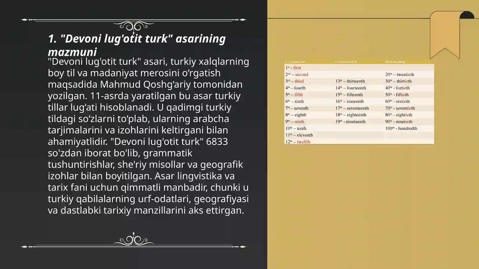 Devoni lug'otit turk 3