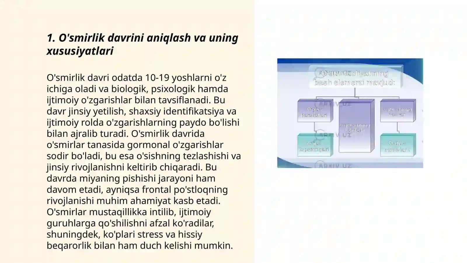 O'smirlik davri inqirozi va uning psixologik psixofiziologik sabablari 3