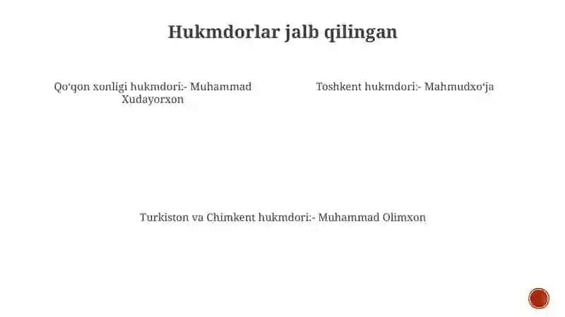 Toshkent Turkiston Va Chimkentning QoʻQon Xonligi Tomonidan Bosib Olinishi 3