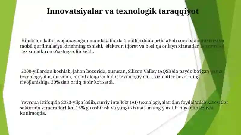 Postindustrial Iqtisodiyot Sharoitida Xizmat Bozorining Rivojlanish Omillari 3