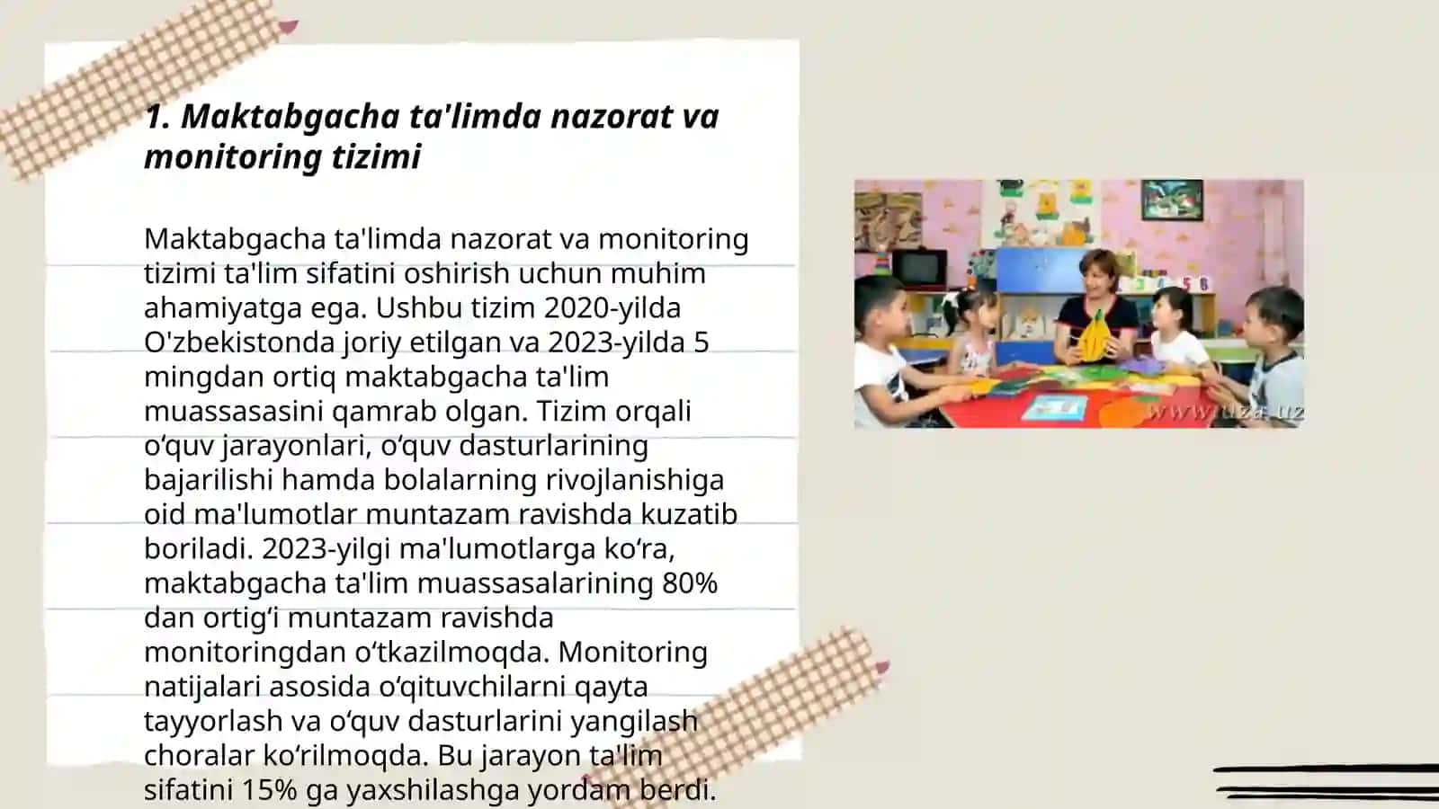 Maktabgacha ta'limda nazorat va monitoring tizimi 3