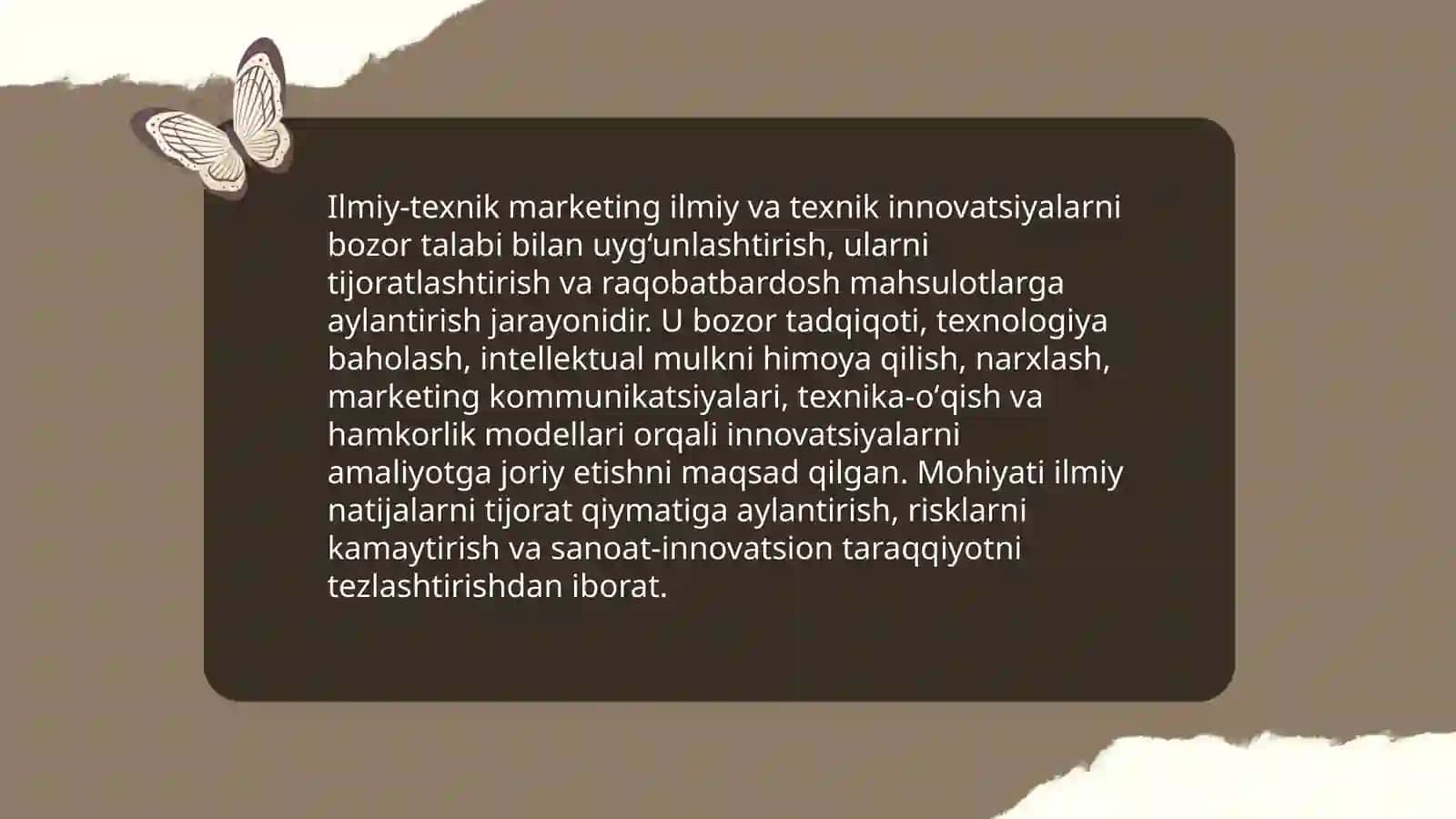 Ilmiy-texnik marketing 3