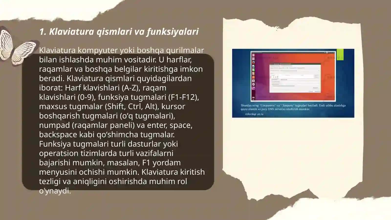 Klaviatura va sichqoncha bilan ishlash koʻnikmalari 3