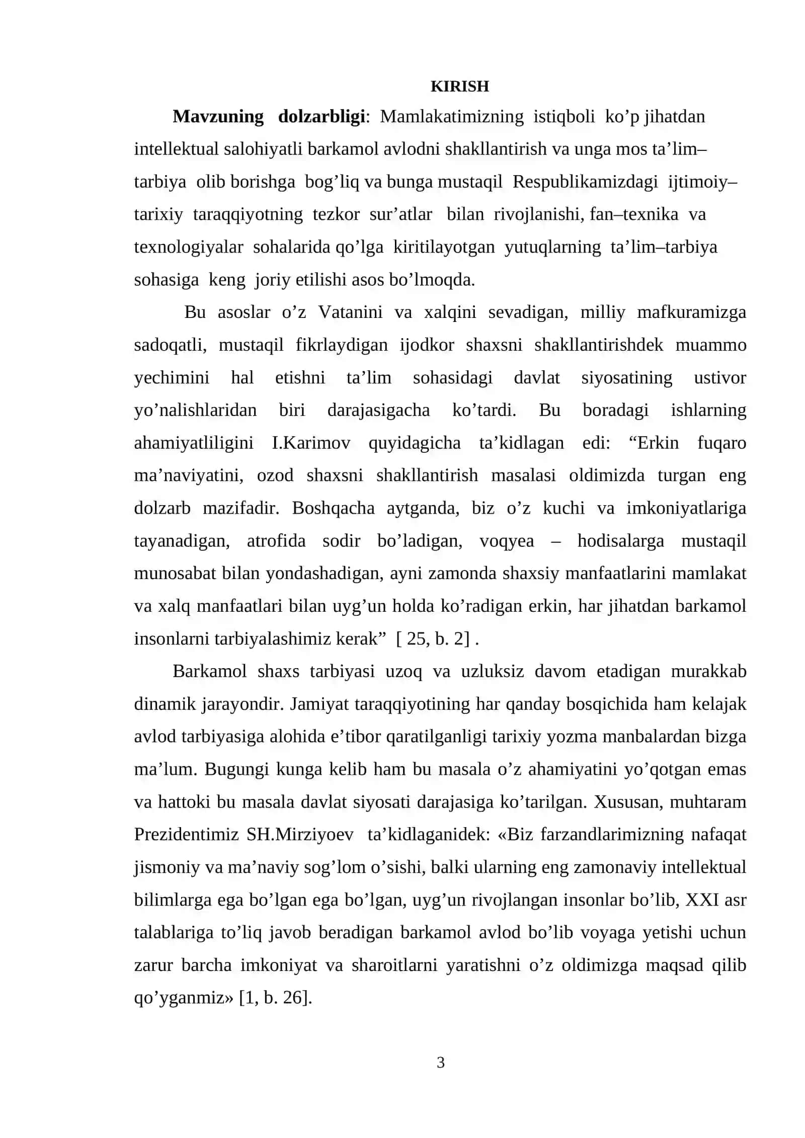 Ta`lim – tarbiya jarayonida o`quvchilarda ijodiy hayolni va taffakkurni shakllantirish usullari 3
