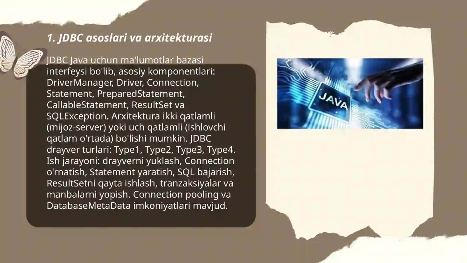 Java ma'lumotlar bazasini boshqarish 3