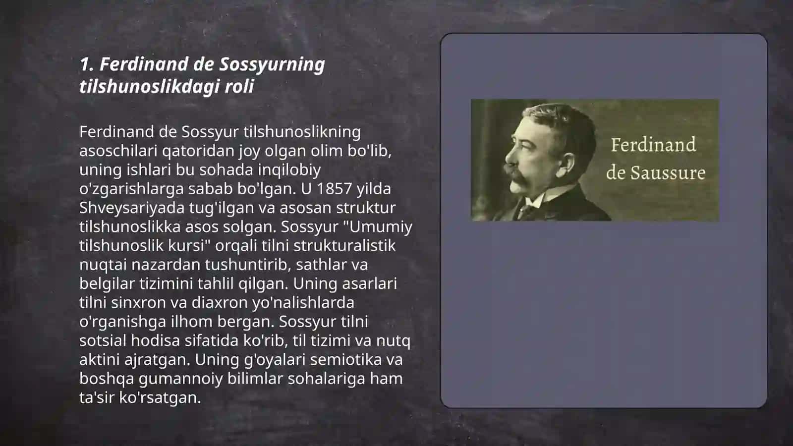 F.de Sossyur ta'limoti va strukturalizm 3