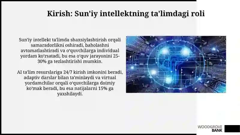 Sun'iy intellektning ta'limdagi muammolari 3