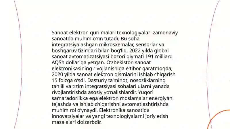 Sanoat elektron qurilmalari va ularning ishlash tamoyillari 3