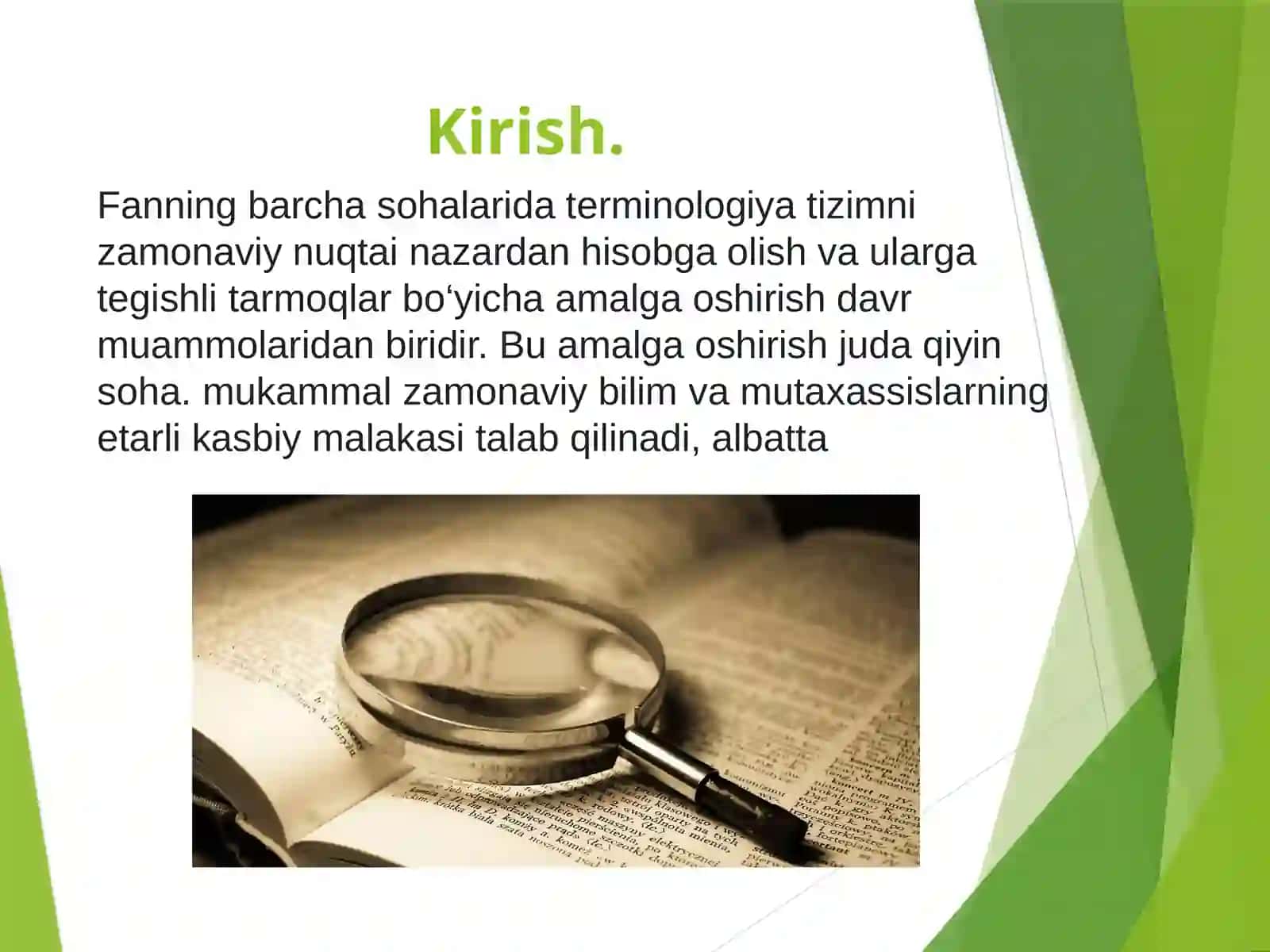 Mustaqillik davri o'zbek terminologiyasi taraqqiyoti 3