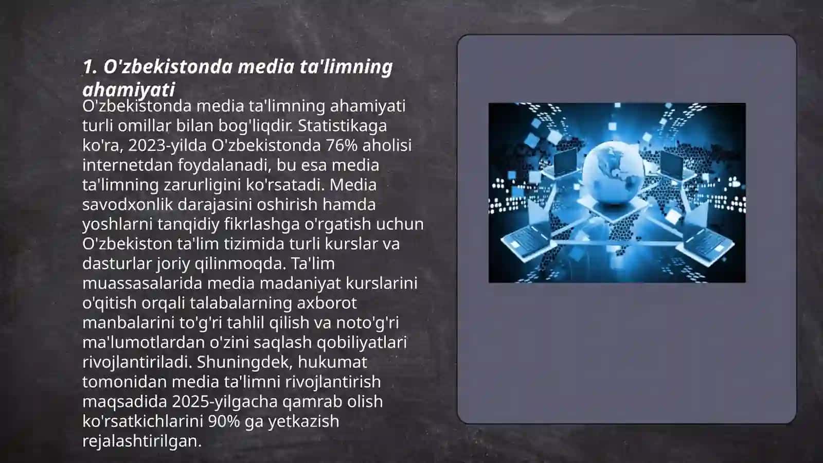 O'zbekiston ta'lim tizimida media ta'limning o‘rni 3