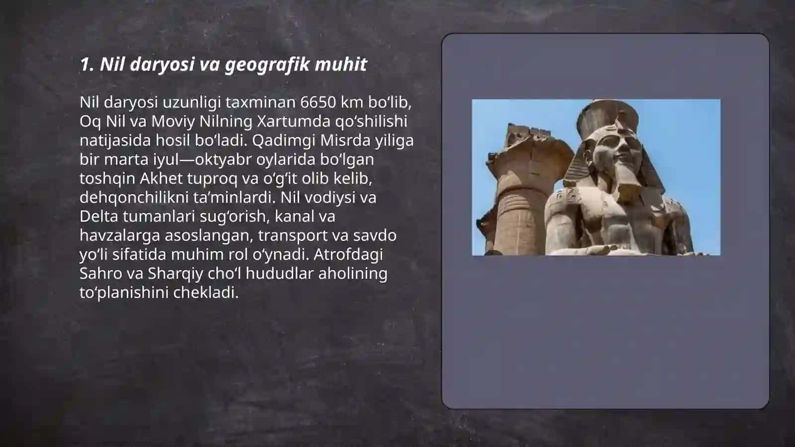 Qadimgi Misr sivilizatsiyasi 3