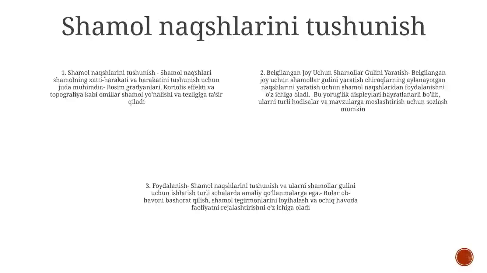 Shamollar Gulini Yaratish Va Undan Foydalanish 3