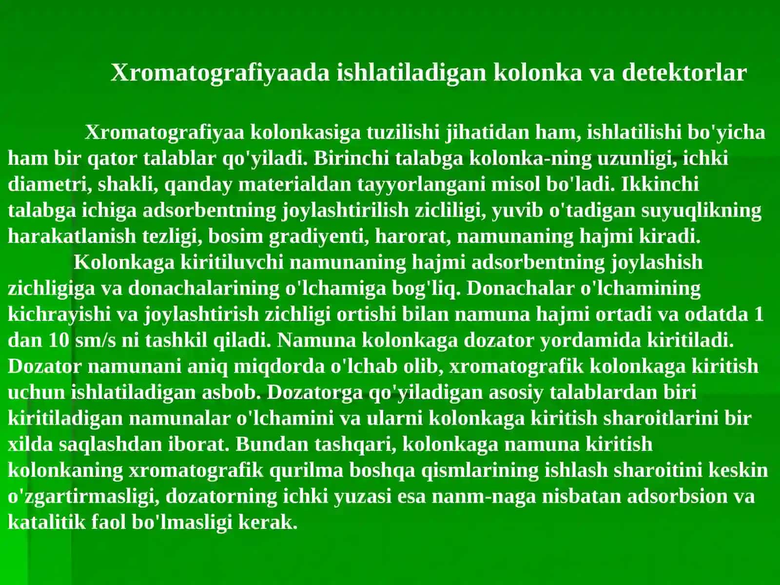 Gaz-suyuq xromatografiyasi 3