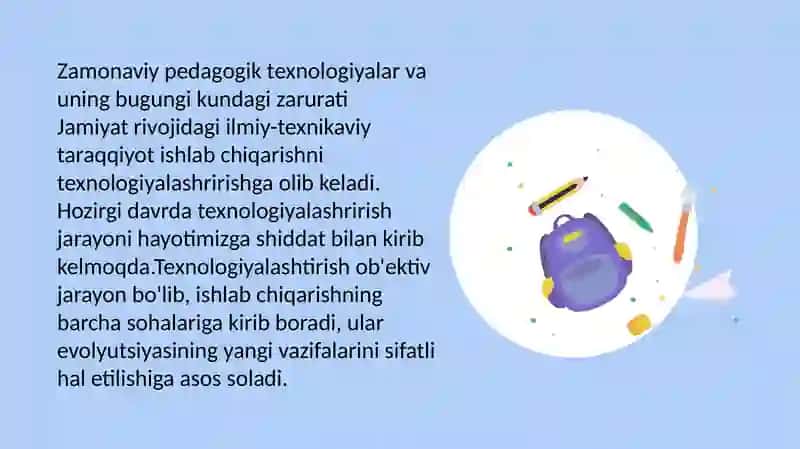Zamonaviy pedagogik texnologiyalar va uning bugungi kundagi zarurati 3