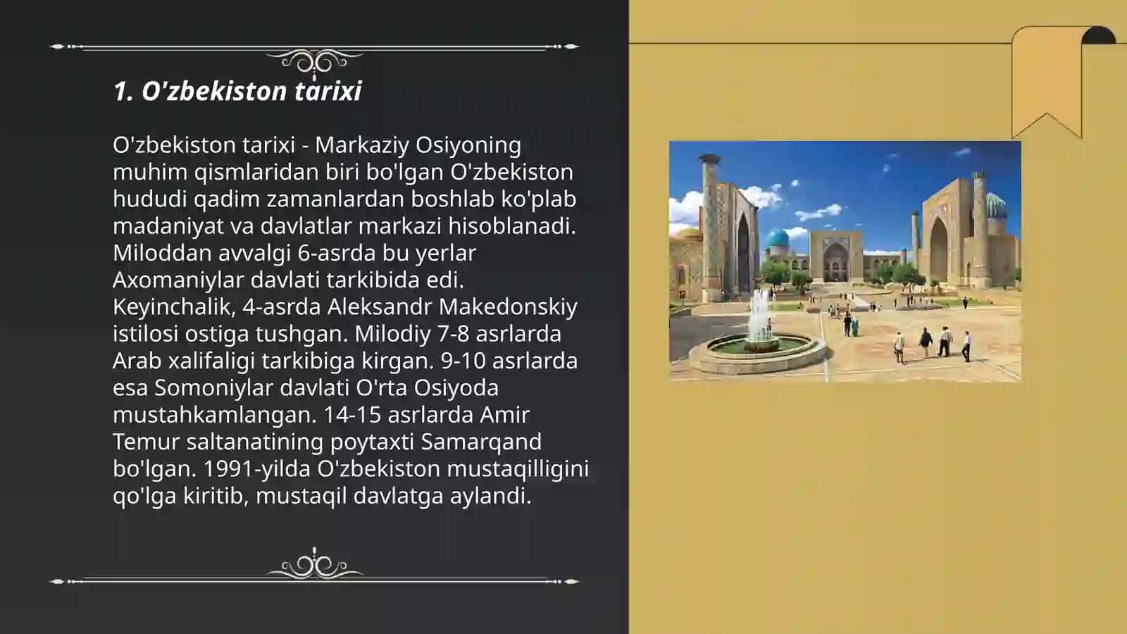 O'zbekiston tarixi 3