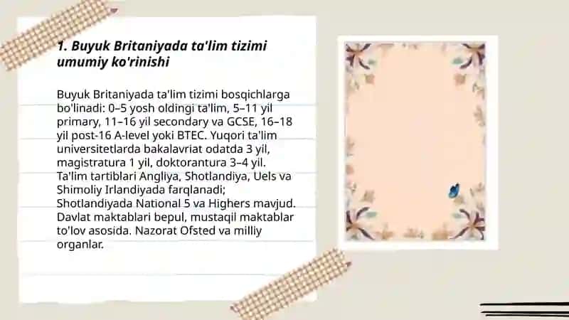 Buyuk Britaniya talim tizimi 3