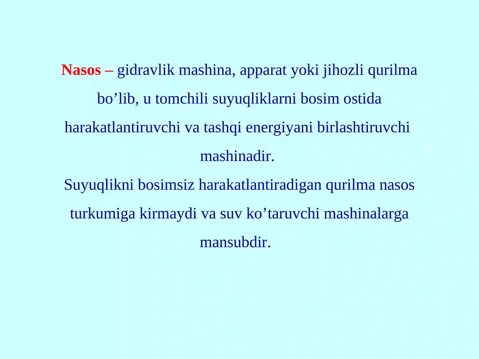 Magistral quvurlardagi neft haydovchi stansiyalarda qo’llaniladigan nasos agregati 3