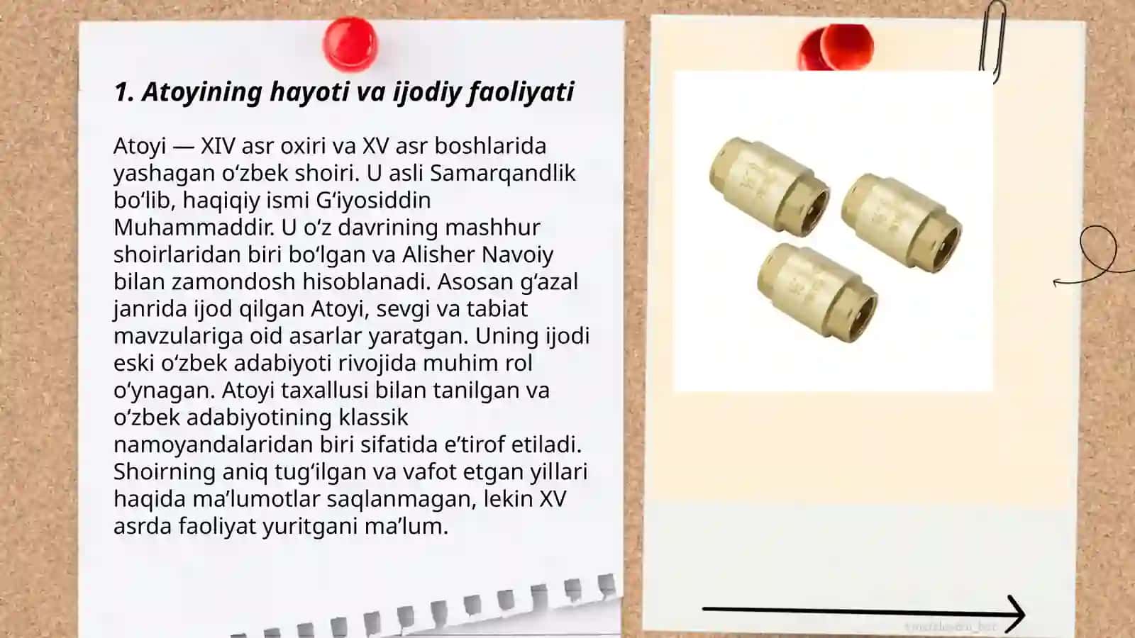 Atoyining lirik merosi 3