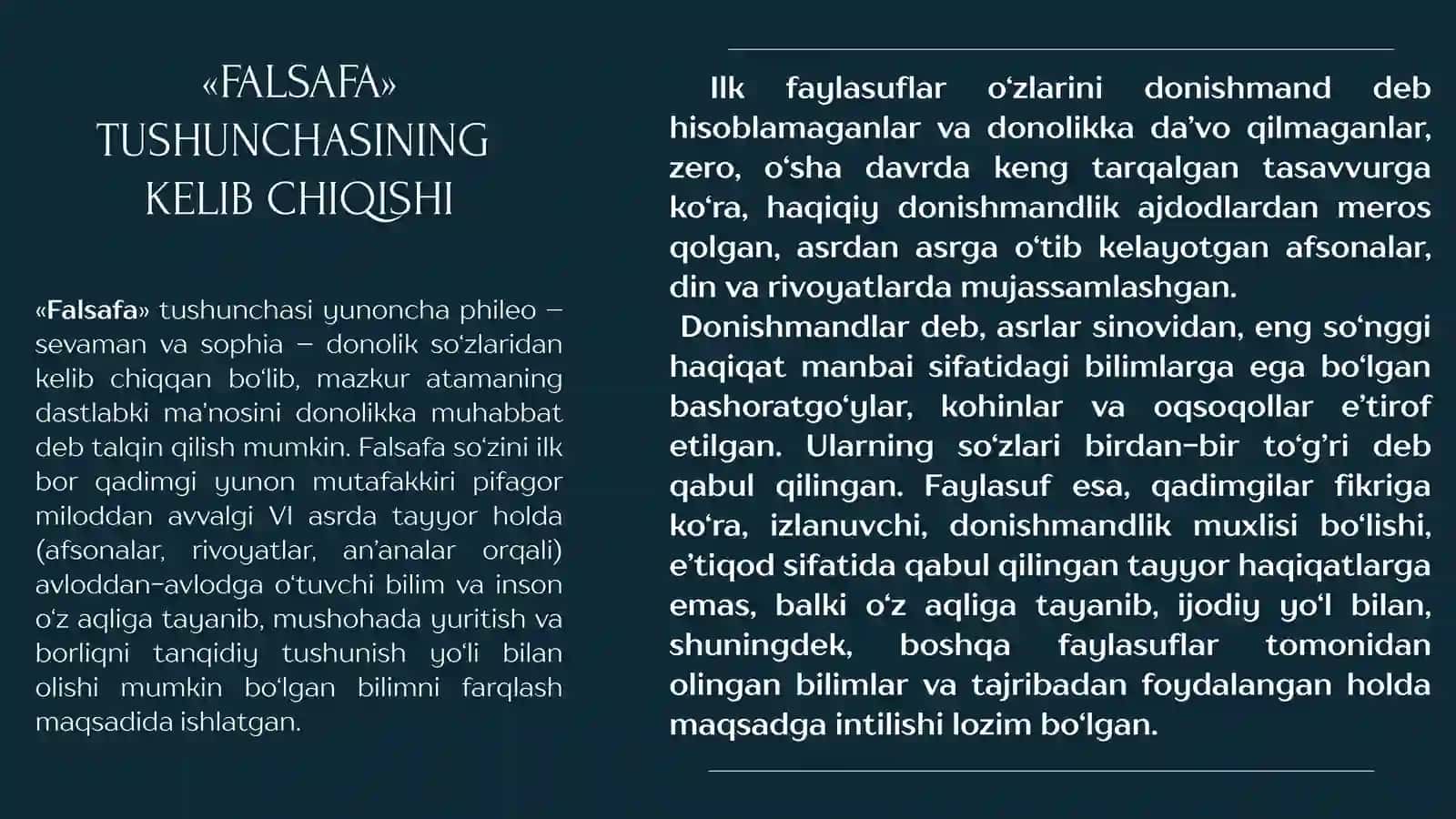FALSAFANING MOHIYATI VA JAMIYAT TARRAQIYOTDAGI ROLI 3