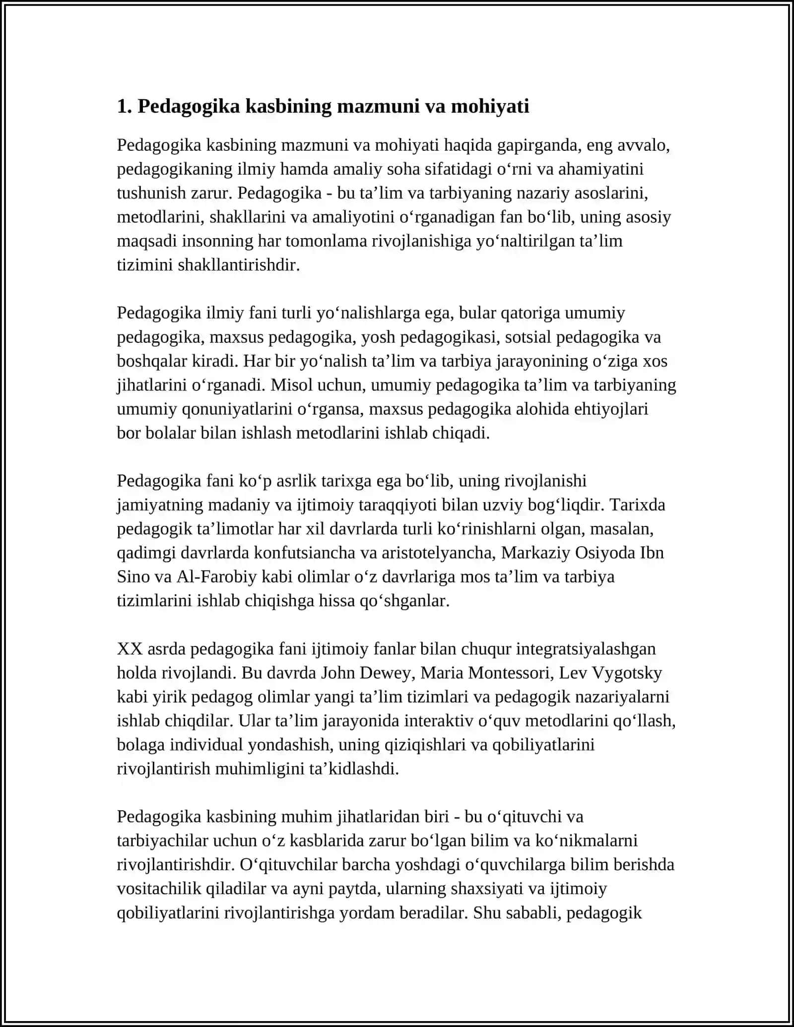PEDAGOGIKA KASBI VA UNING VAZIFALARI 3