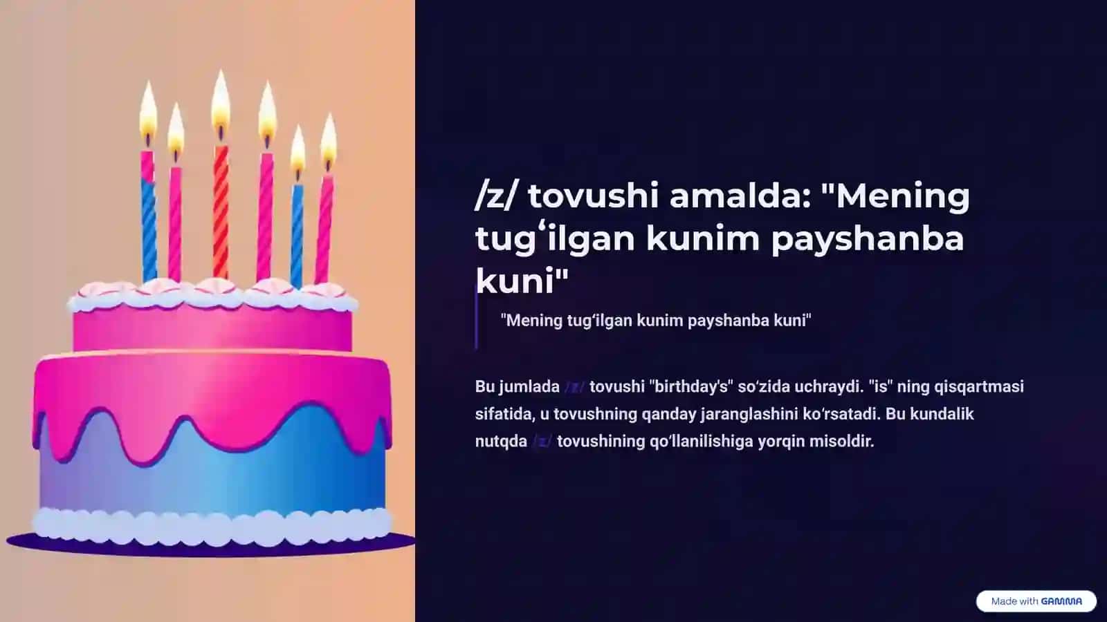 Talaffuz mukammalligi boʻyicha qoʻllanma 3