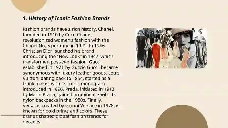 Famous brends in Fashion 3