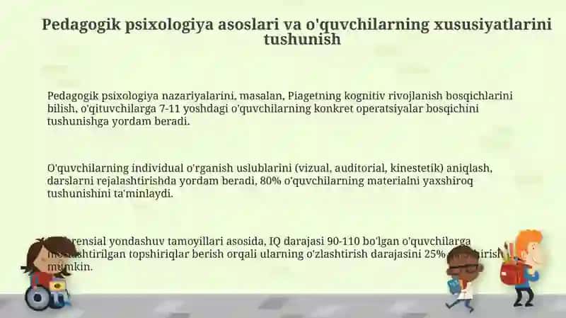 Pedagog-psixologlarning tarbiyachisiga qoʻyiladigantalablar va ish metodlari 3