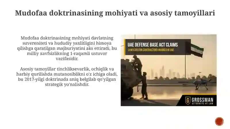 O'zbekiston Respublikasi Mudofaa Doktrinasi 3