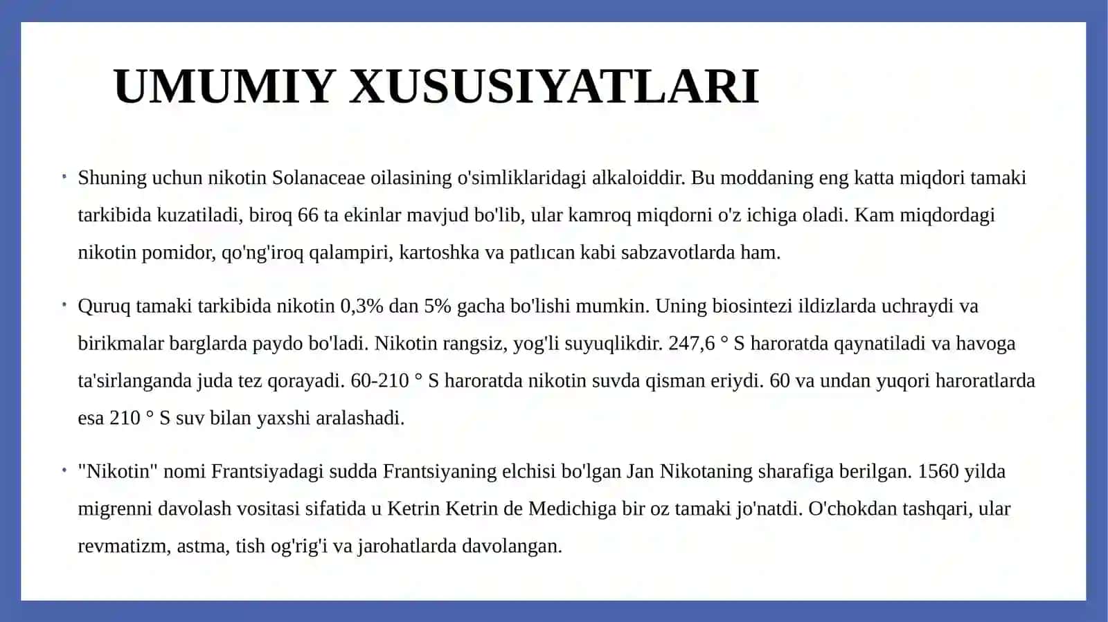 Nikotinizm va uning oqibatlari. Nikotinizm o'smirlar va ayollar organizmga ta'siri 3