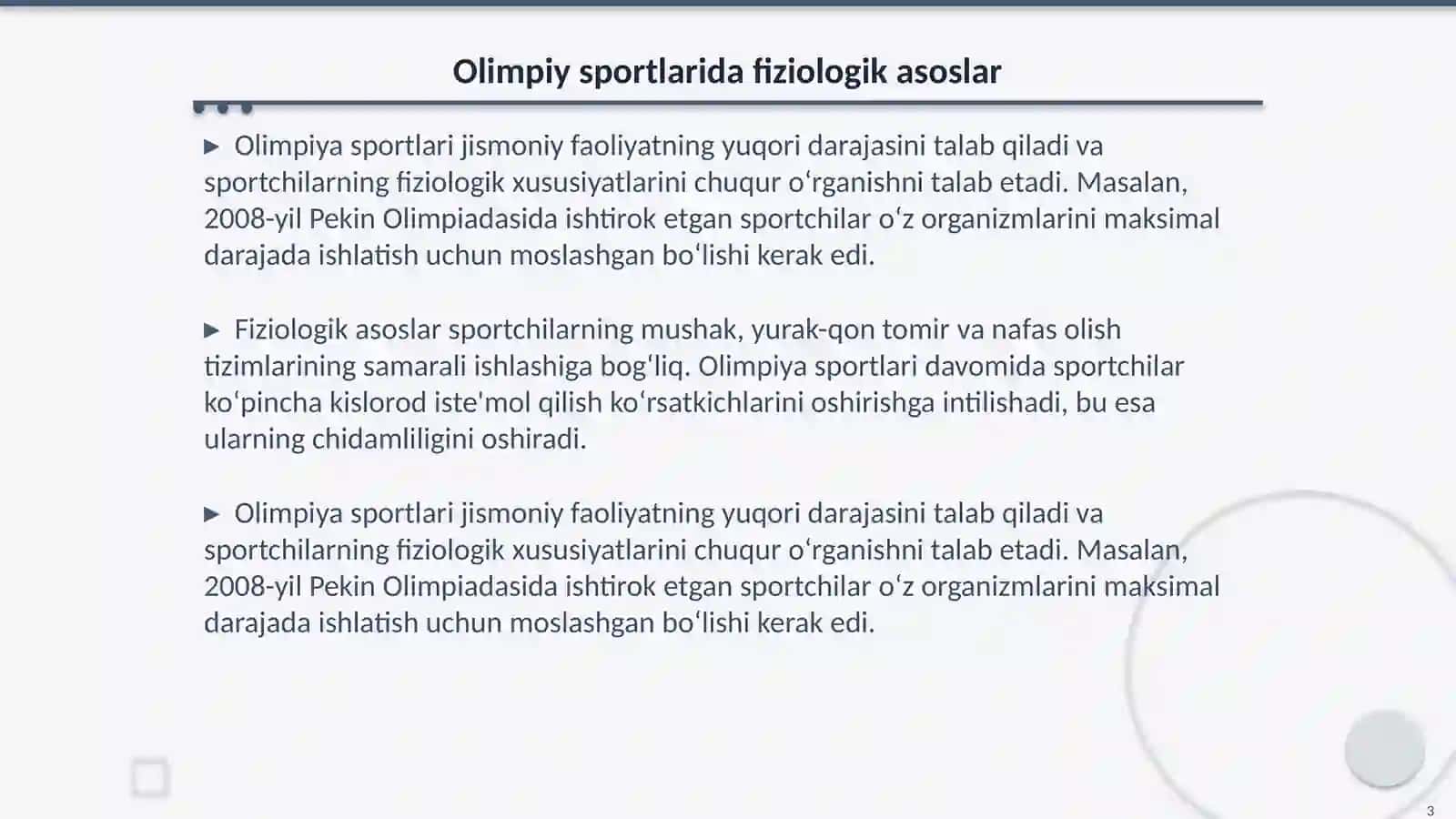 Sport texnikasini oʻrgatishning fiziologik asoslari 3