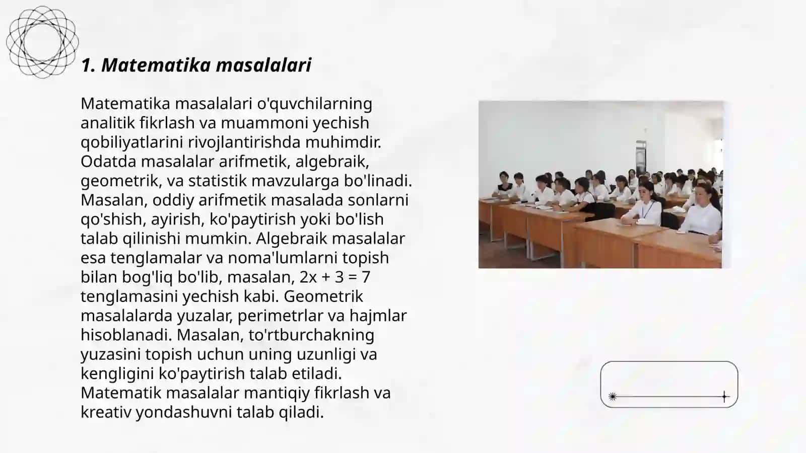Matematika masalalari 3