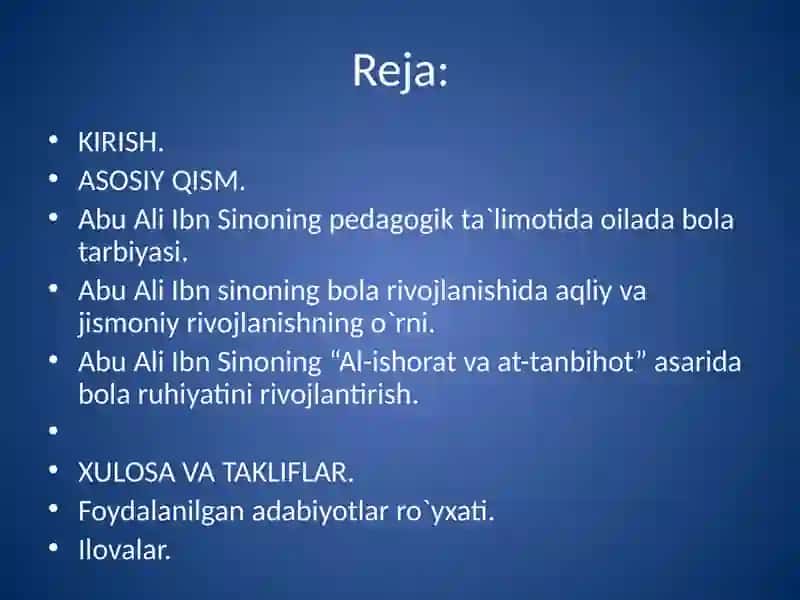 Abu Ali Ibn Sino ijodida oila tarbiyasi 3