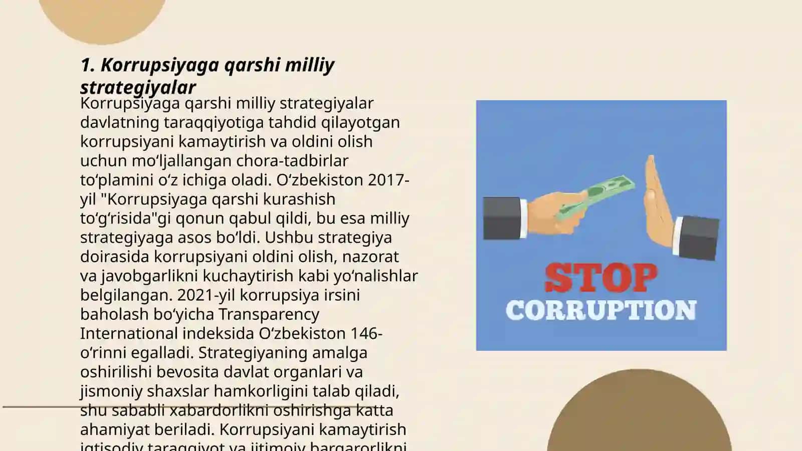 O'zbekistonning karrupsiyaga qarshi kurash siyosati 3