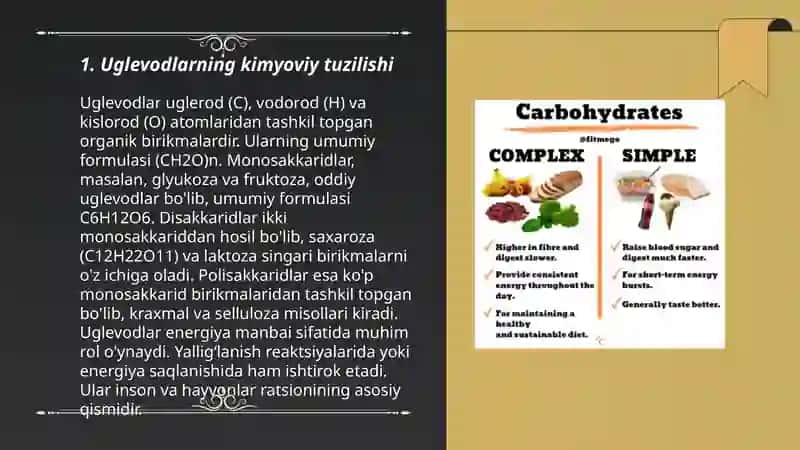 Oddiy va murakkab uglevodlar 3