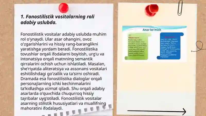 Fonetik uslubiyat. Fonostilistik vositalarning uslubiy xususiyatlari. 3