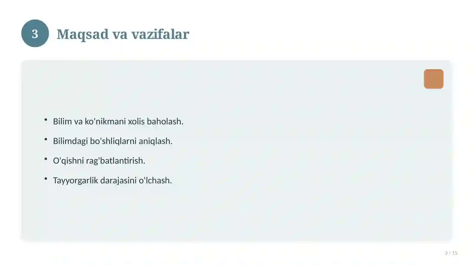 5-sinf matematika fanidan test 3