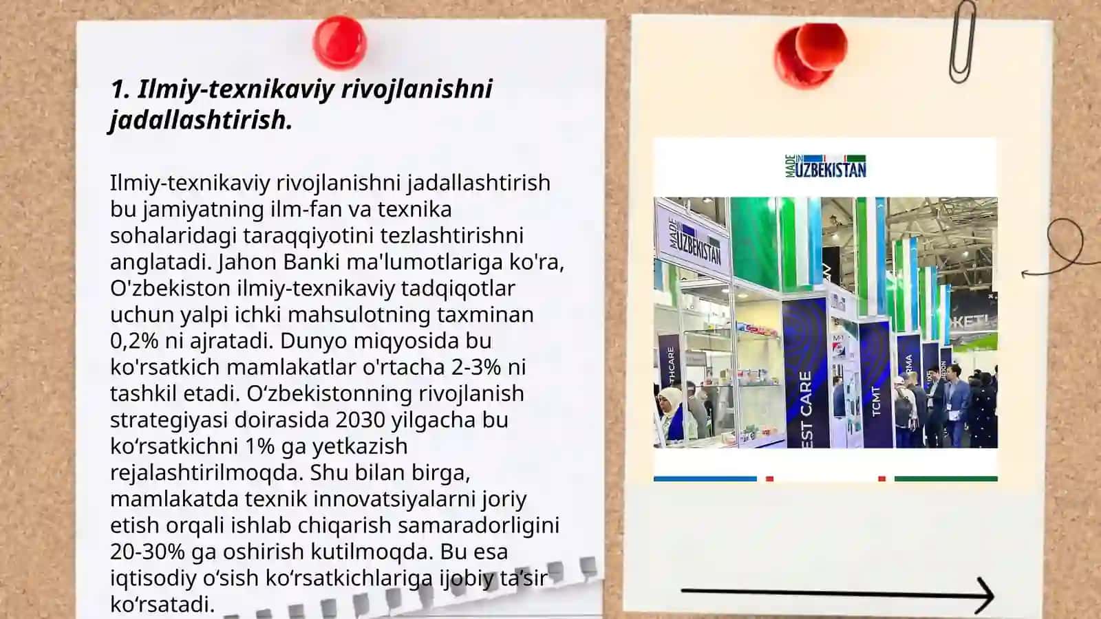 Firmaning ilmiy-texnik rivojlanishi. Innovatsiyalar va investitsiyalar. Investitsiyalar va korxonaning investitsiya faoliyati 3