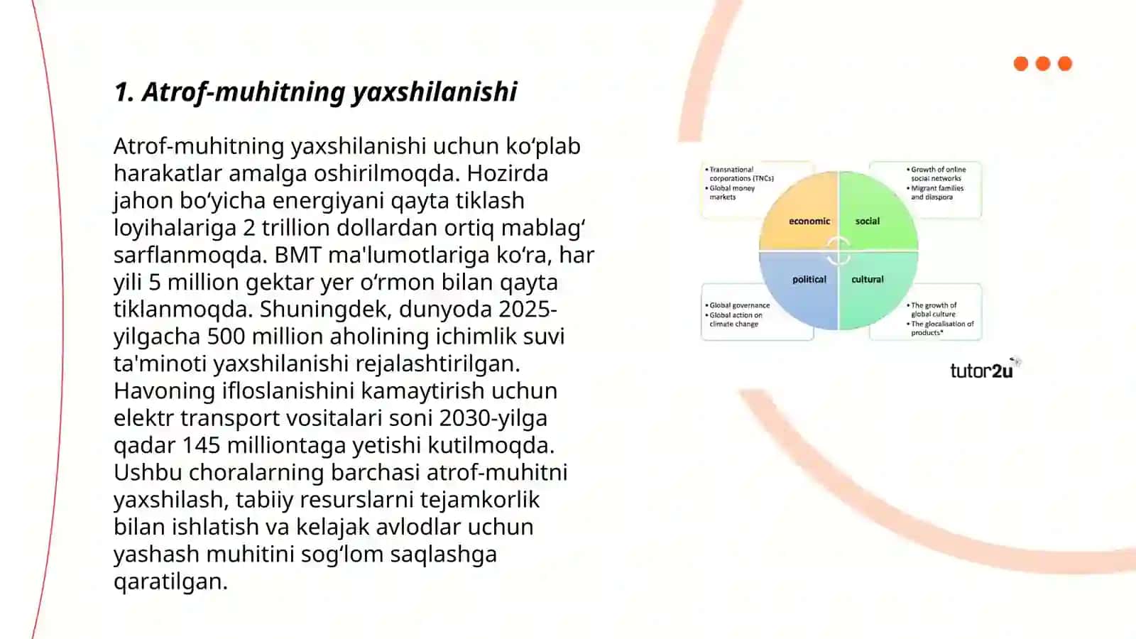 Globallashuvning afzalliklari 3