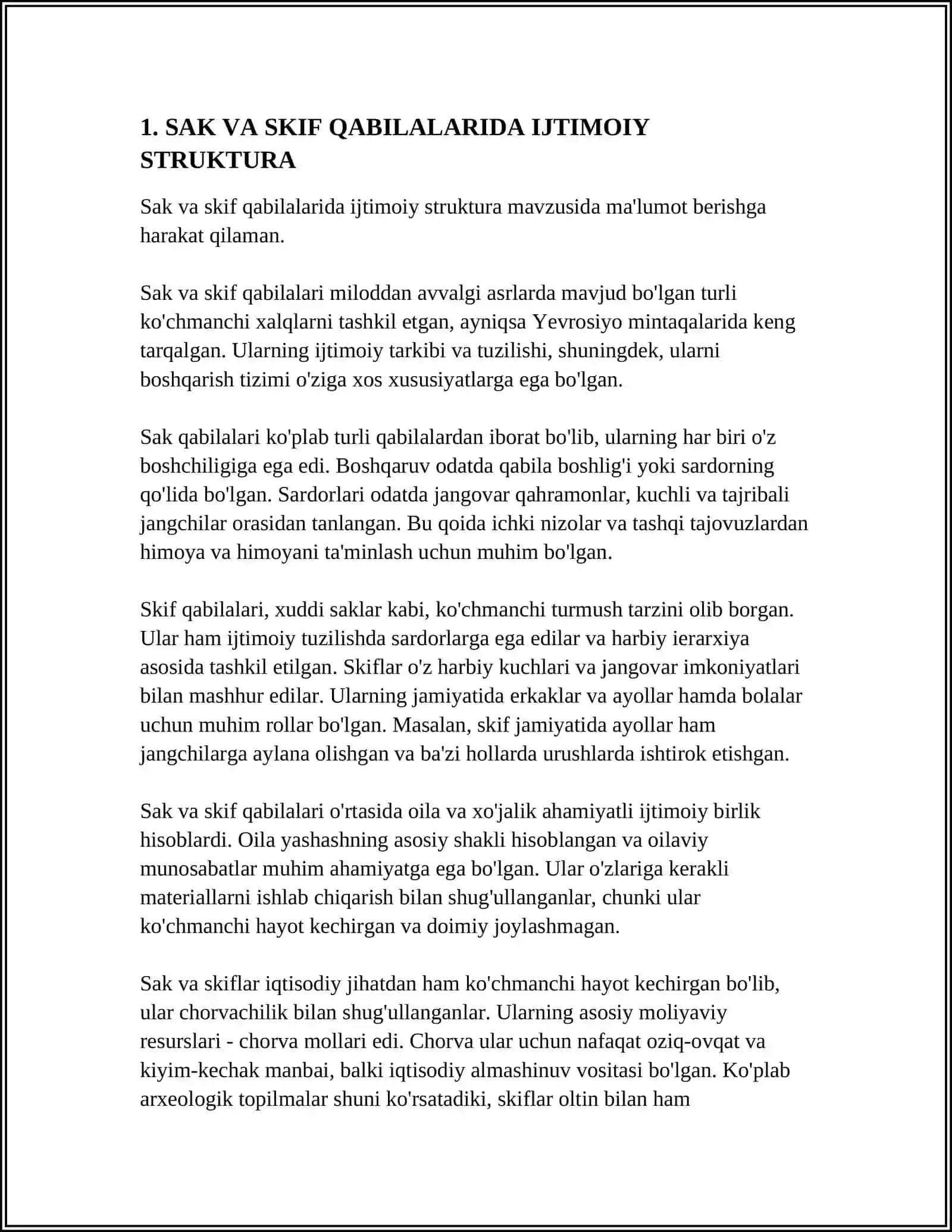 SAK VA SKIF QABILALARINING IJTIMOIY TUZUMI 3
