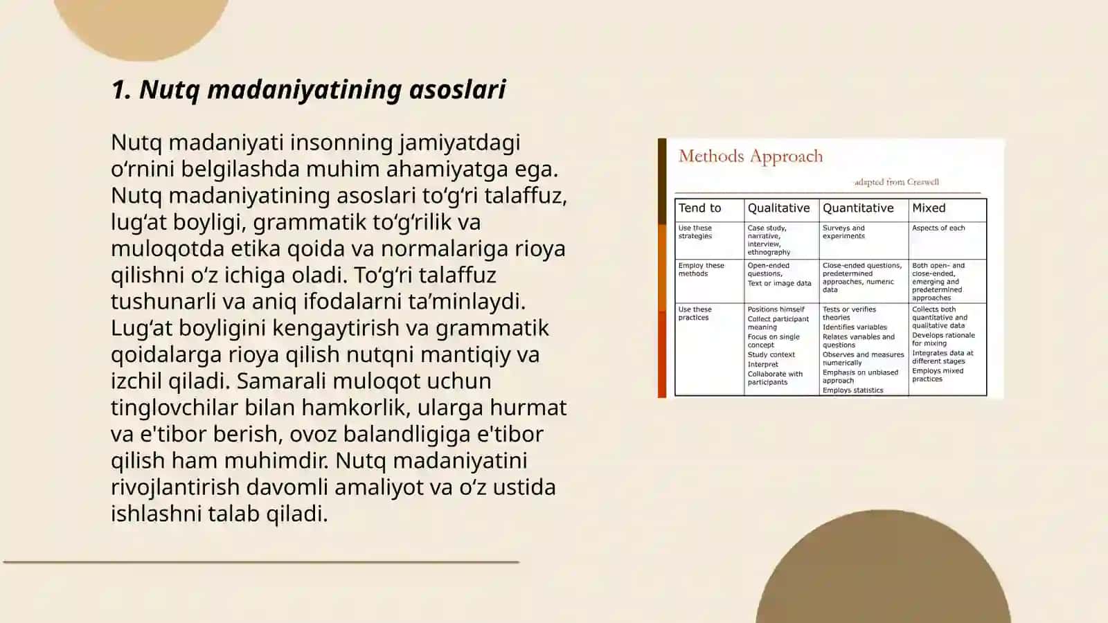Nutq madaniyati egallashning usul va yôllari 3