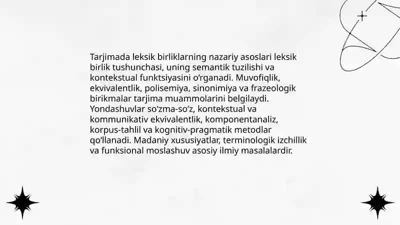 Tarjimada leksik birliklar 3
